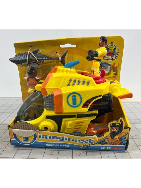 Fisher-Price Other - Fisher-Price Imaginext Deep Sea Sub With Diver Shark & Accessories